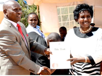 80 schools receive title deeds