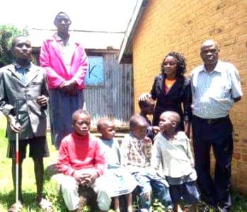 Visually impaired mother of four  blind children appeals for help