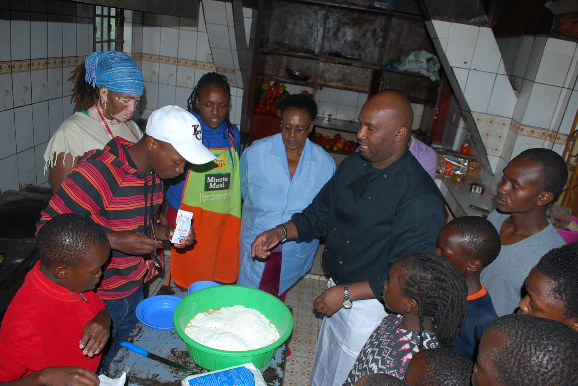 St Paul’s children home benefit from Chef Philip cooking training