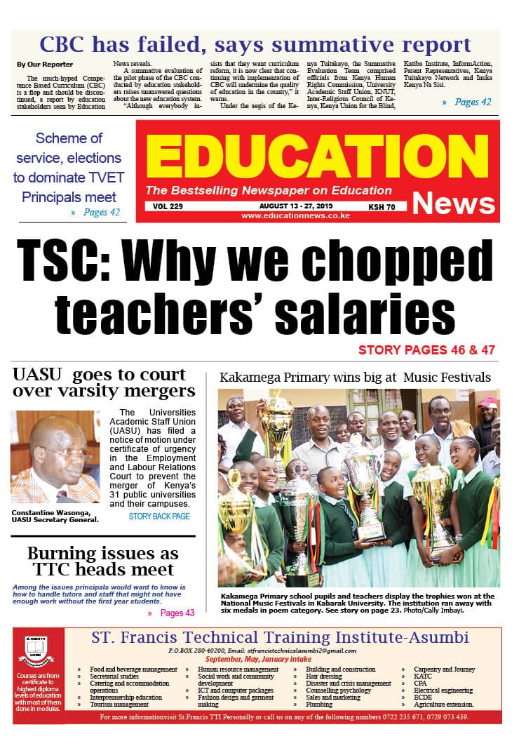TSC:Why we chopped teachers’ salaries
