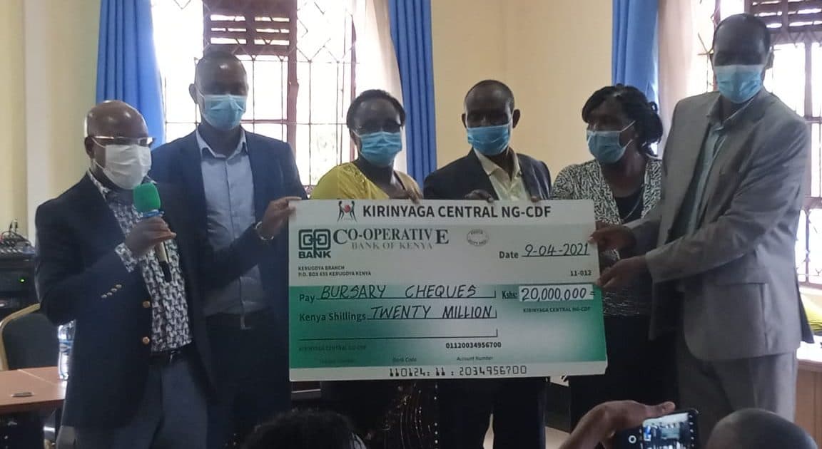 Kirinyaga disburses bursaries worth Sh20m to needy students