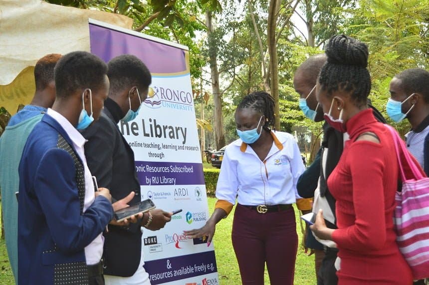 Rongo University library promotes online learning