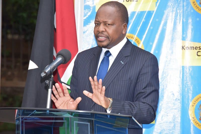 Health CS says schools won’t close because of Covid-19
