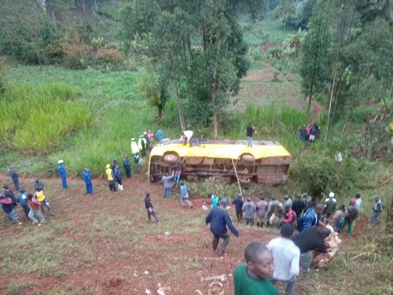 Teacher dies, pupils injured in school bus accident in Chuka