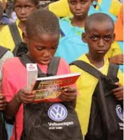 Ganze school receives learning material from South African embassy