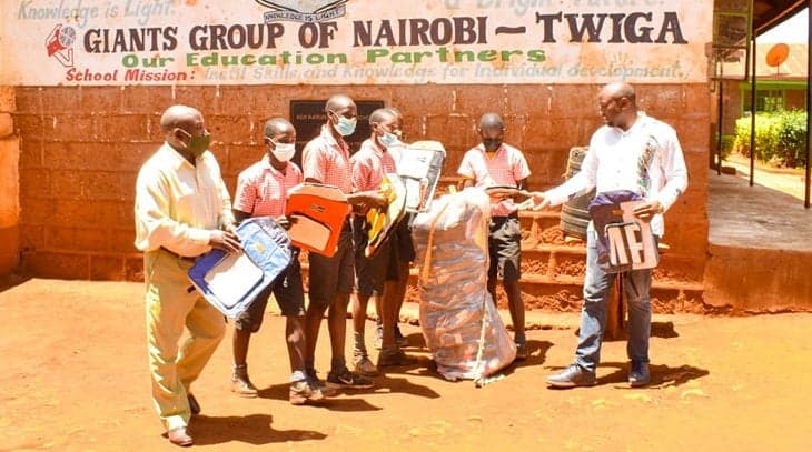 How Kiambu schools are turning recycled PVC billboards to funky school bags