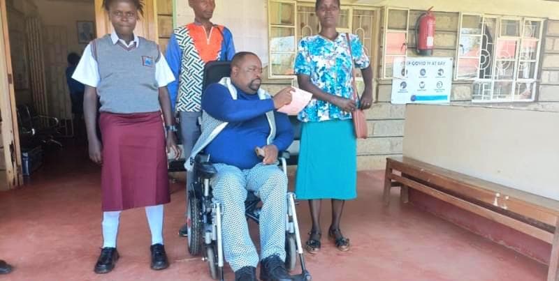 Stranded student with prosthetic leg relieved to finally join Form One