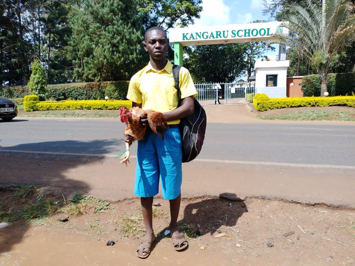 Well-wishers come to aid Kangaru student who reported with cockerel