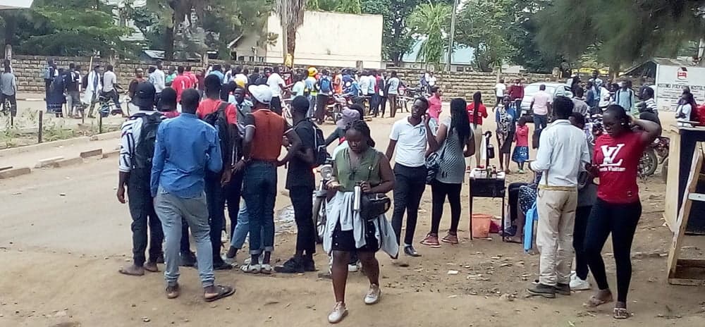 Kisumu Polytechnic students on rampage over leadership tussles