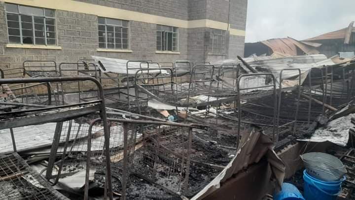 Fire razes down dormitory at St Ann’s Kiriari