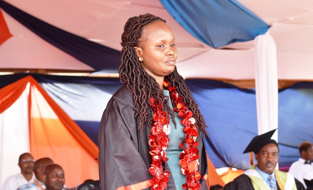 Mother of one defies odds to emerge best college student