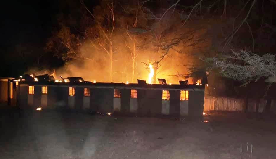 Fire razes down Kegati Secondary school dormitory