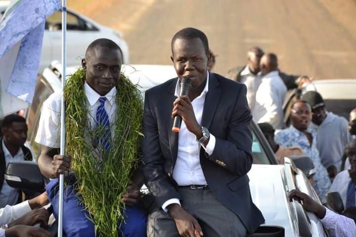 Emining Boys celebrates winner of Kenya secondary schools athletics