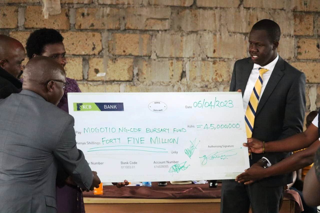 MP disburses a whooping Ksh45m in bursaries for 12,000 beneficiaries