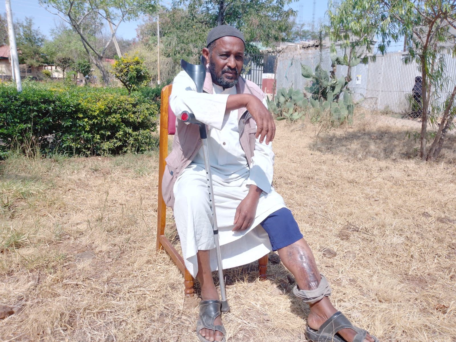 Man allegedly hit by County Govt officer’s vehicle pleads for help
