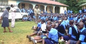 School in Malava protest against plot to eject new principal by BoM image 1