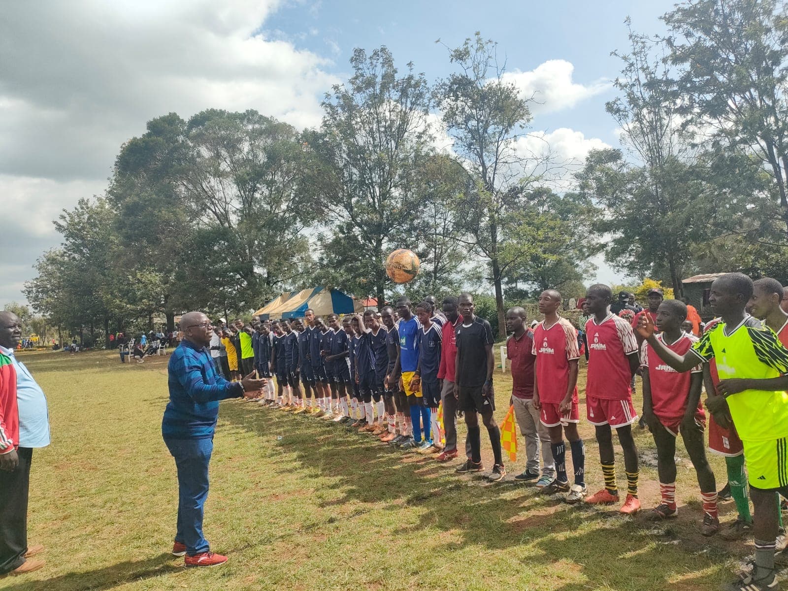 Education officer organizes a sports tournament to nurture talents