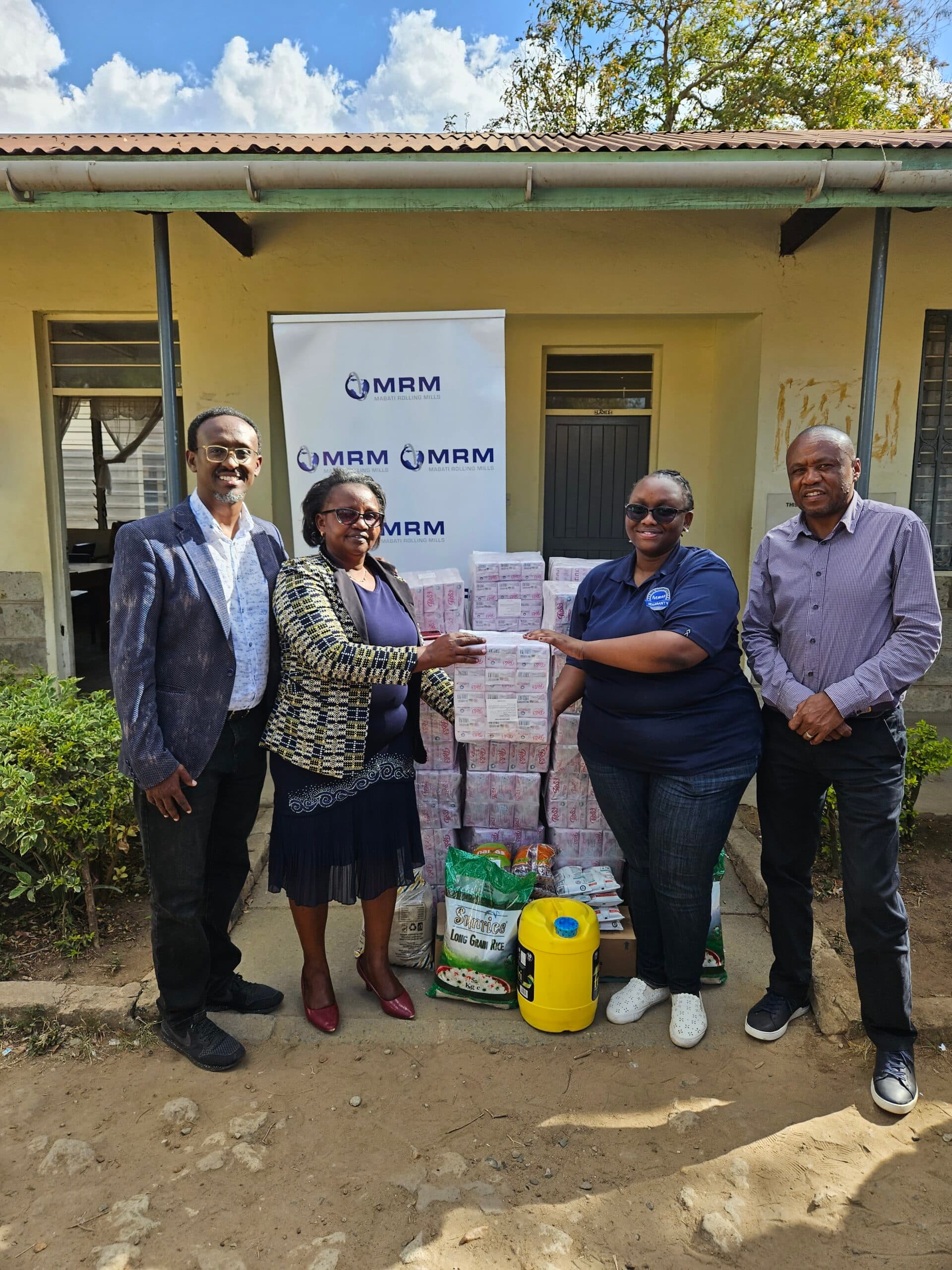 MRM donates sanitary towels to Machakos School for the Deaf