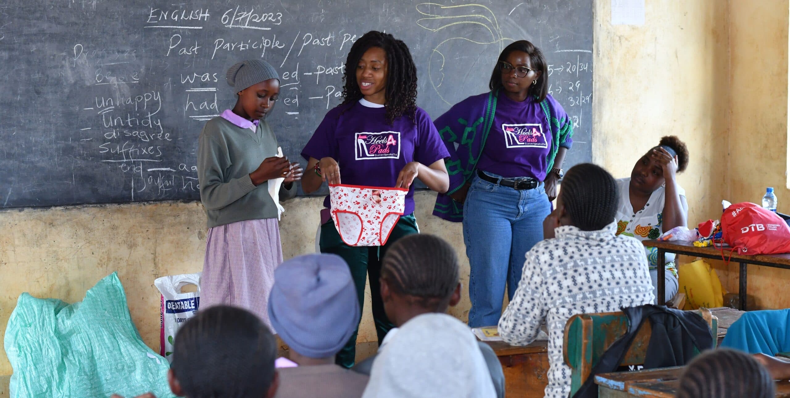 Heel4Pads Foundation provides pads to girls and young mothers in Nyeri