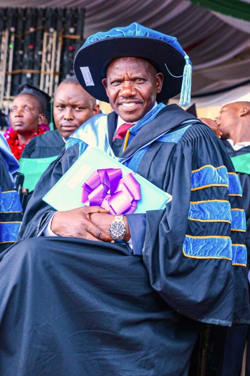 Governor Bii graduates with PhD from Kisii University