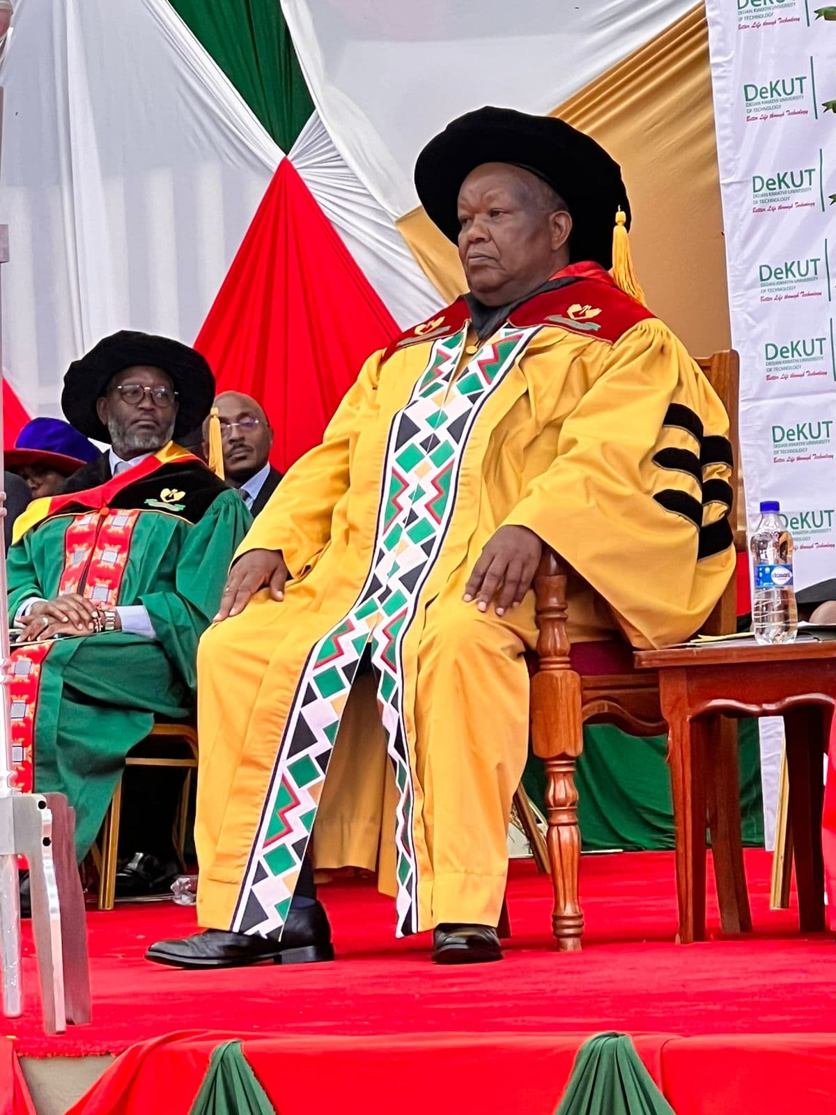 Retired defence chief installed as Dedan Kimathi University Chancellor