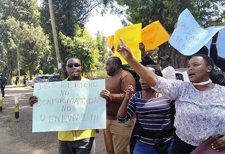 Kericho JSS intern teachers demand confirmation to permanent terms