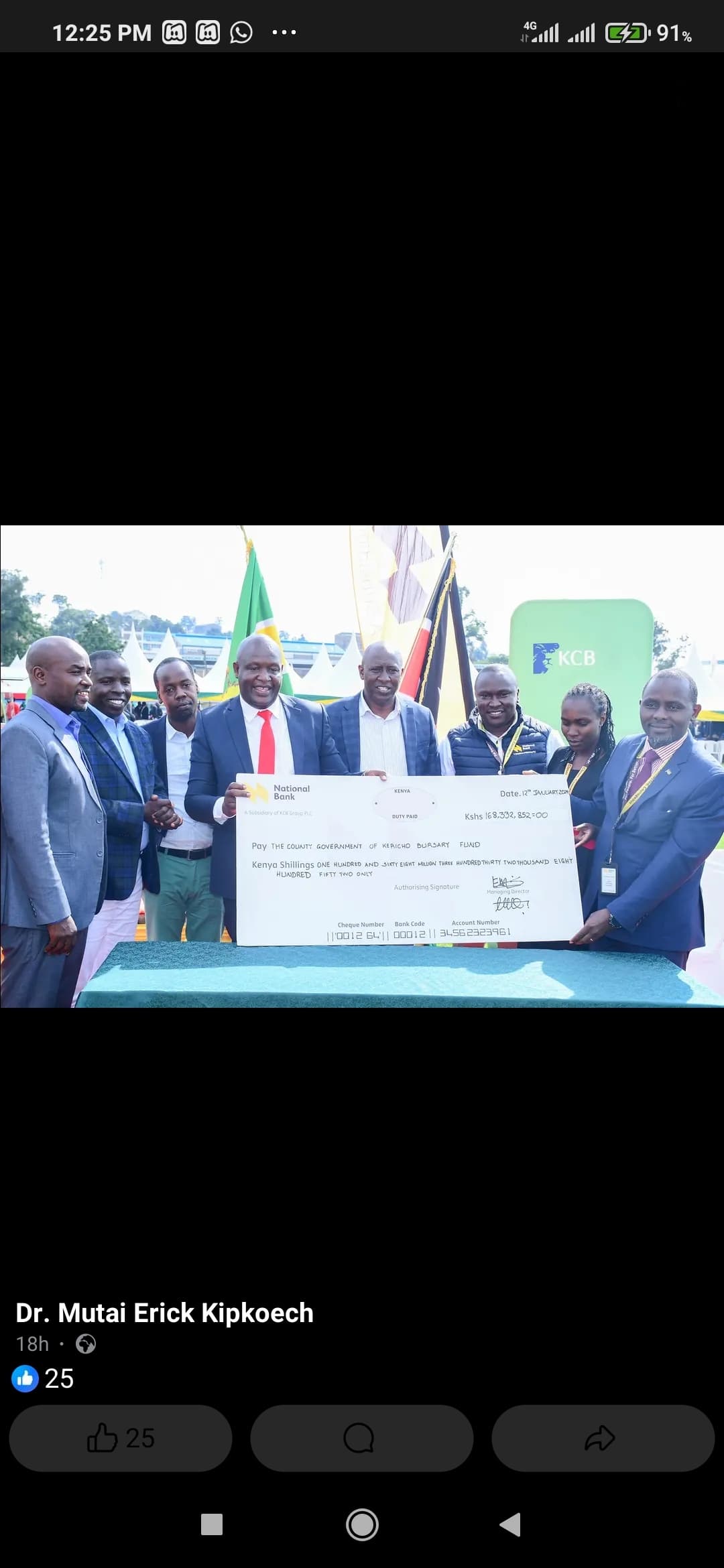 Kericho County disburses close to Ksh170M as bursaries