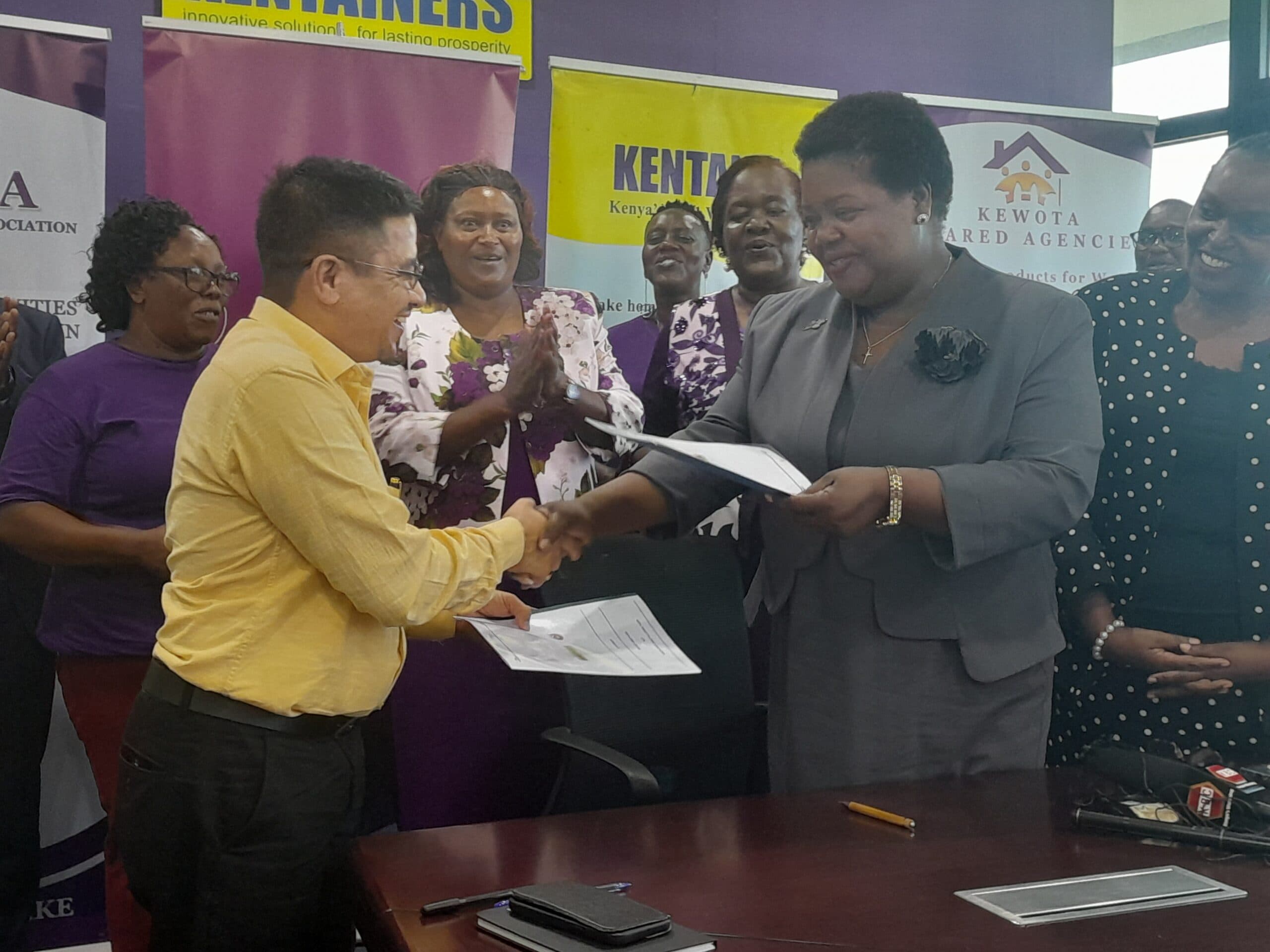 KEWOTA signs deal to give female teachers in Kenya water tanks