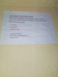 Calm returns to Nyabonge after teachers were locked out for poor results image 1