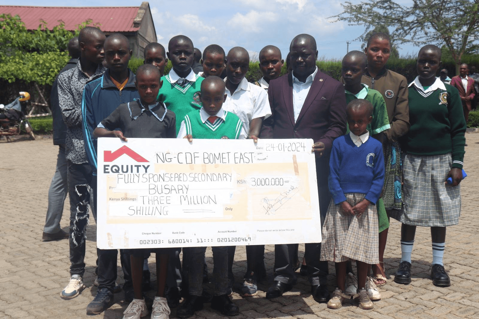 Bright needy students in Bomet East get full scholarships image 1