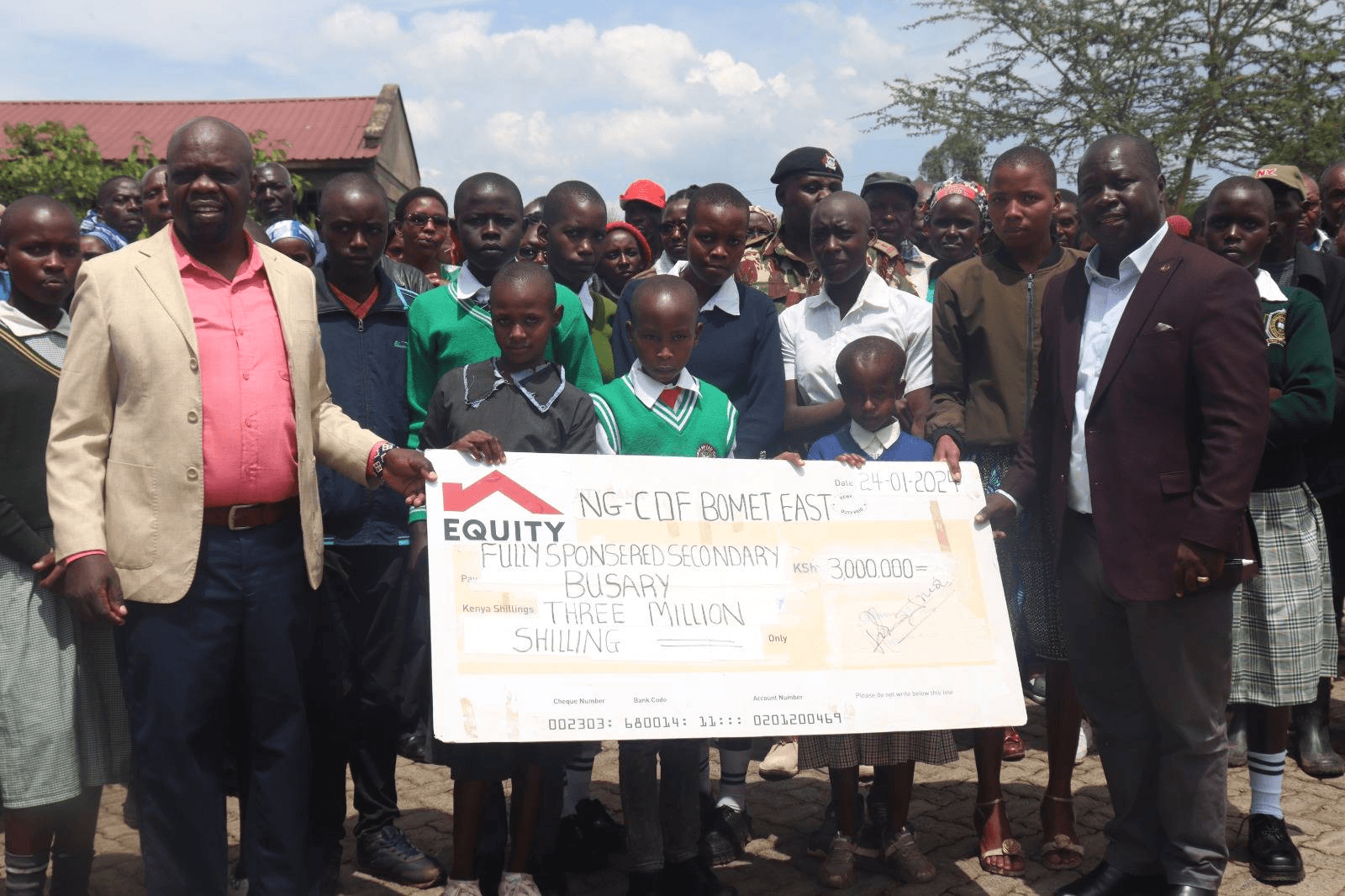 Bright needy students in Bomet East get full scholarships