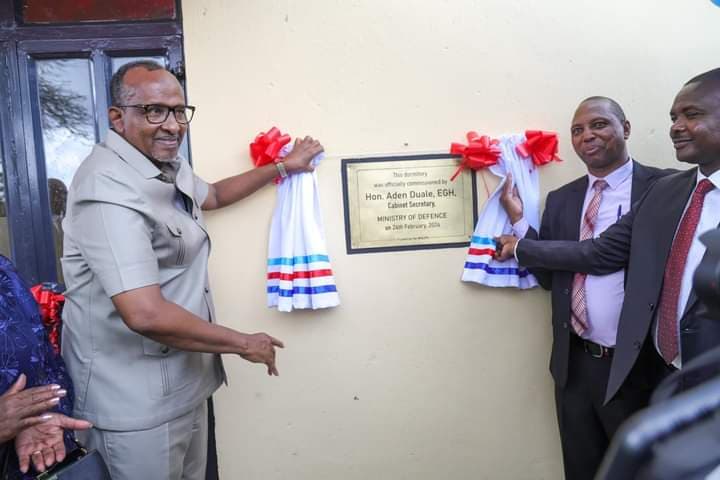 Defence CS pledges Ksh80M for new dorm for Moi Forces Academy image 1