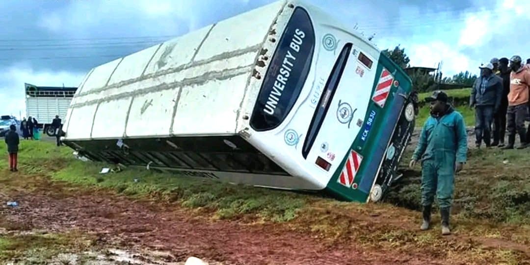 Moi University suspends academic trips following bus crash