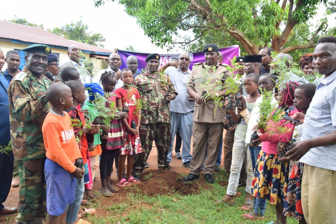 15,000 trees planted in 17 primary schools in Kitui