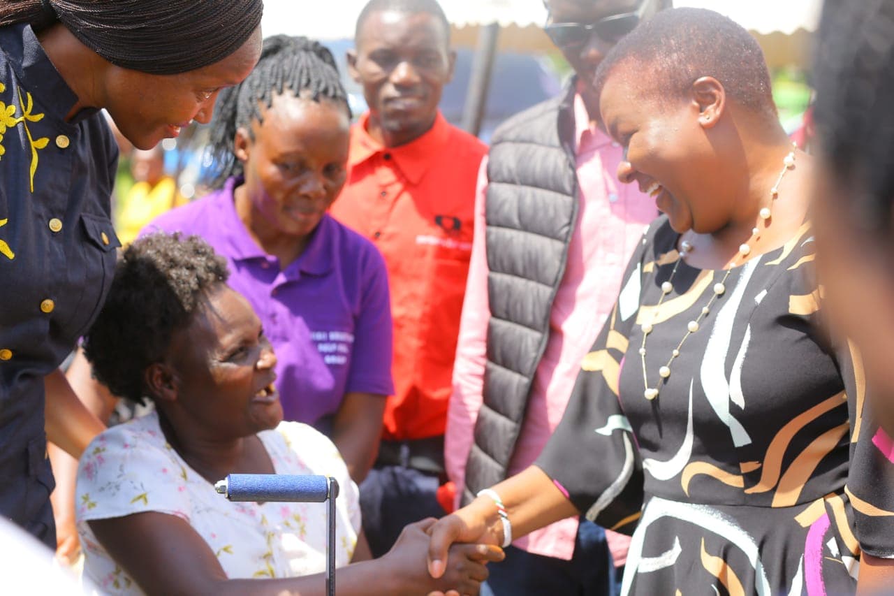 Relief for PLWDs in Kisii as county MP donates mobility equipment