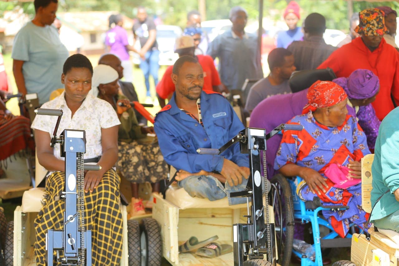 Relief for PLWDs in Kisii as county MP donates mobility equipment image 1