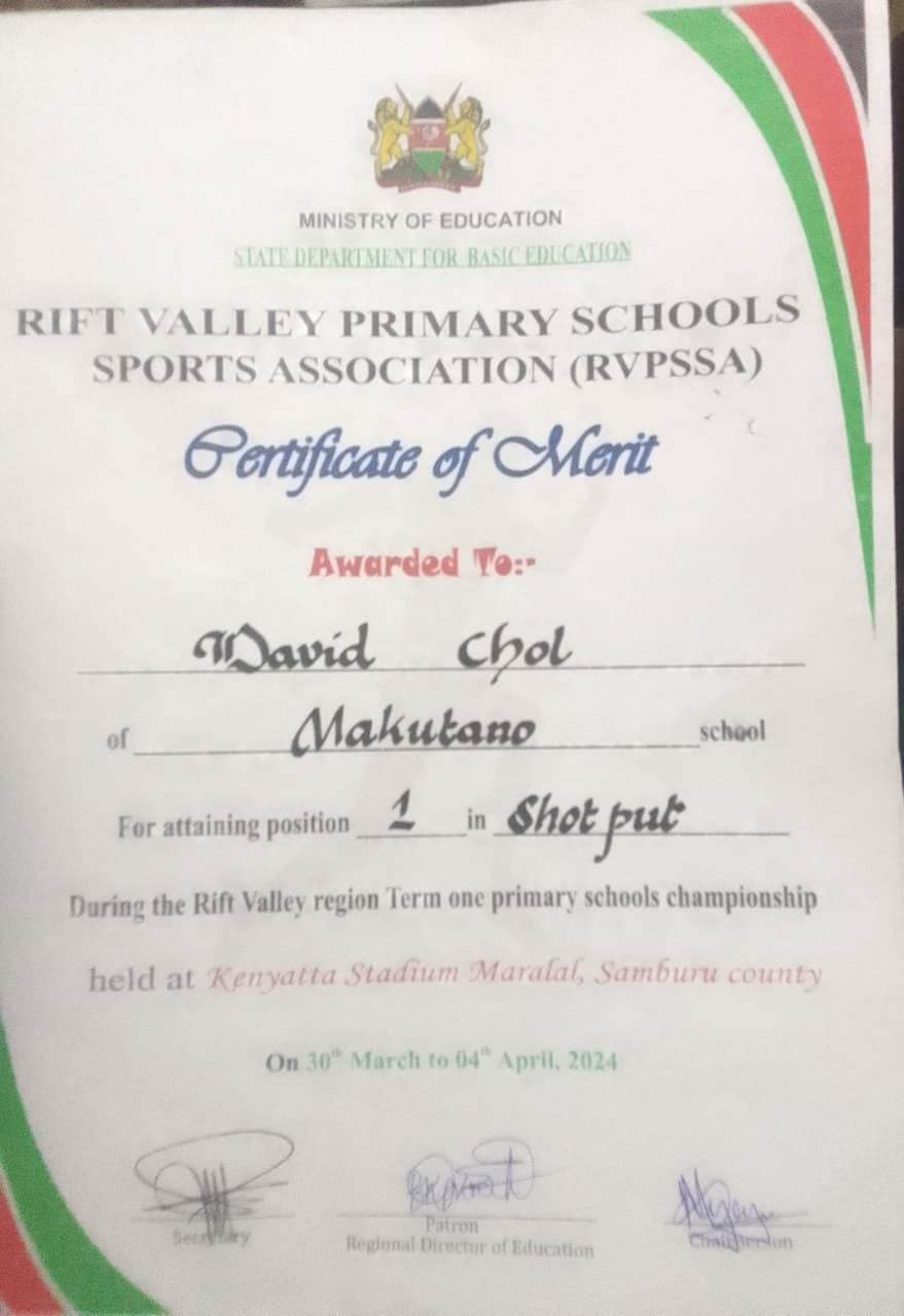 Joy as Grade 5 learner in West Pokot tops Shot Put National Championship image 3