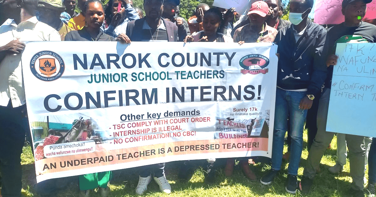 Narok JSS teachers vow not to resume duties until demands are met