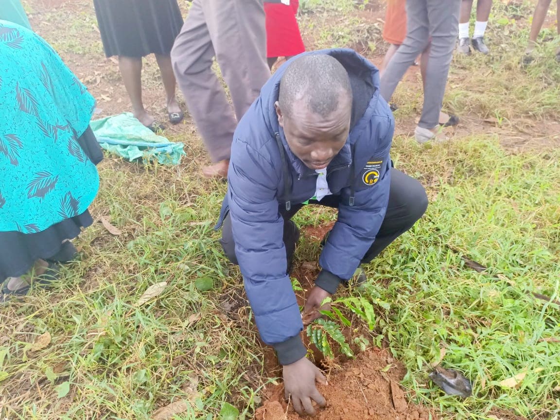St Monica Kitale stretches the limits to plant over 1000 trees image 2