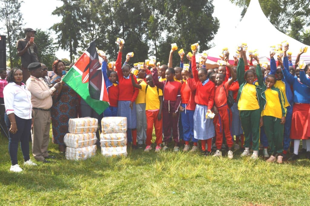 Schools in Kiambu welcome move of Woman Reps distributing sanitary towels image 1