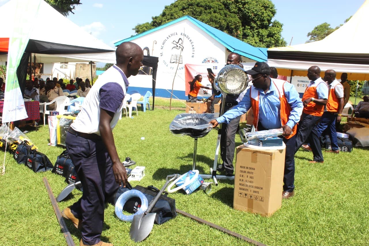 World Vision provides tools of trade to TVET graduates in Marakwet