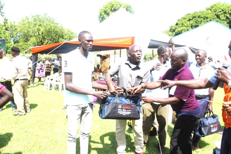 World Vision provides tools of trade to TVET graduates in Marakwet image 1