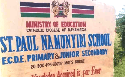 Over 1,000 learners miss class as school in Kakamega is shut down indefinitely