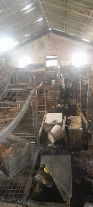 Property destroyed as fire razes down dormitory at Highway Secondary in Nairobi