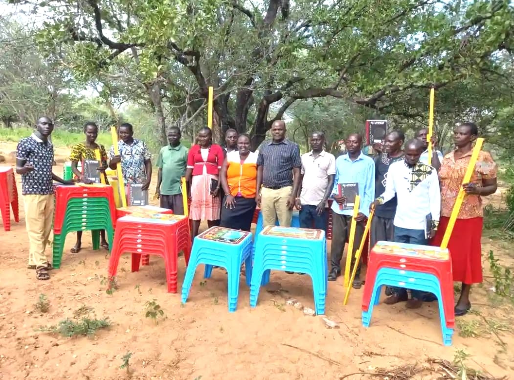 World Vision donates over 200 tables to ECDE centre in West Pokot