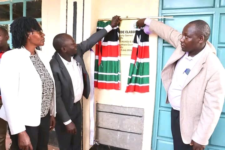 Laikipia Governor opens new ECDE centre at Olmoran Ward