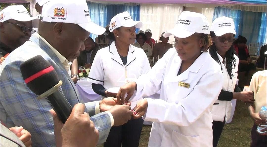 Over 6 million children targeted in deworming campaign kicks off in Kirinyaga