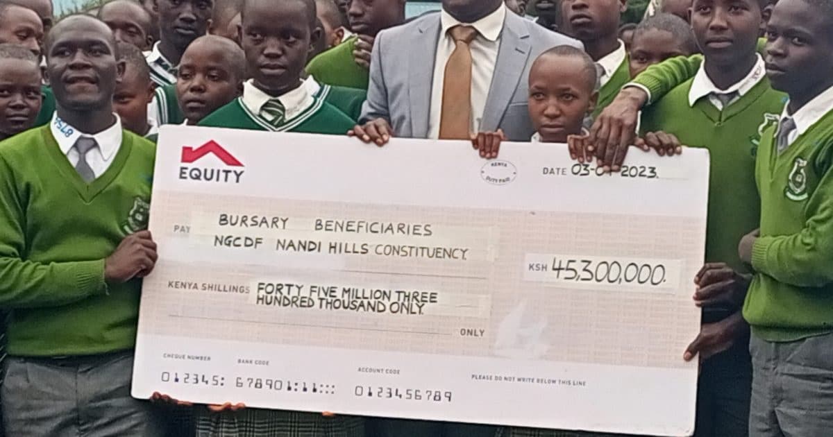 Nandi Hills NGCDF shares out Ksh45M among bright needy students