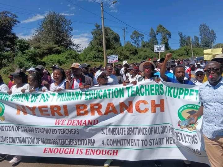 Nyeri KUPPET vow to soldier on as strike enters day 5