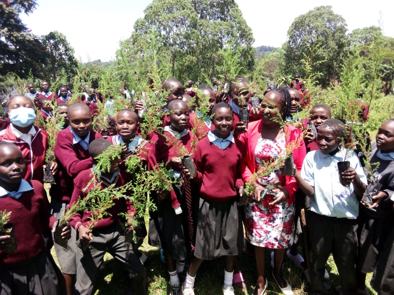 West Pokot school marks Mazingira Day by planting over 2,000 trees